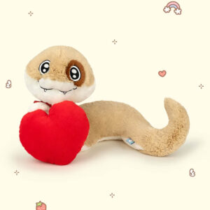 Cute Valentine's Snake Plushie