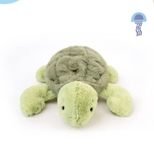 Cozy Sage Green Sea Turtle Plush